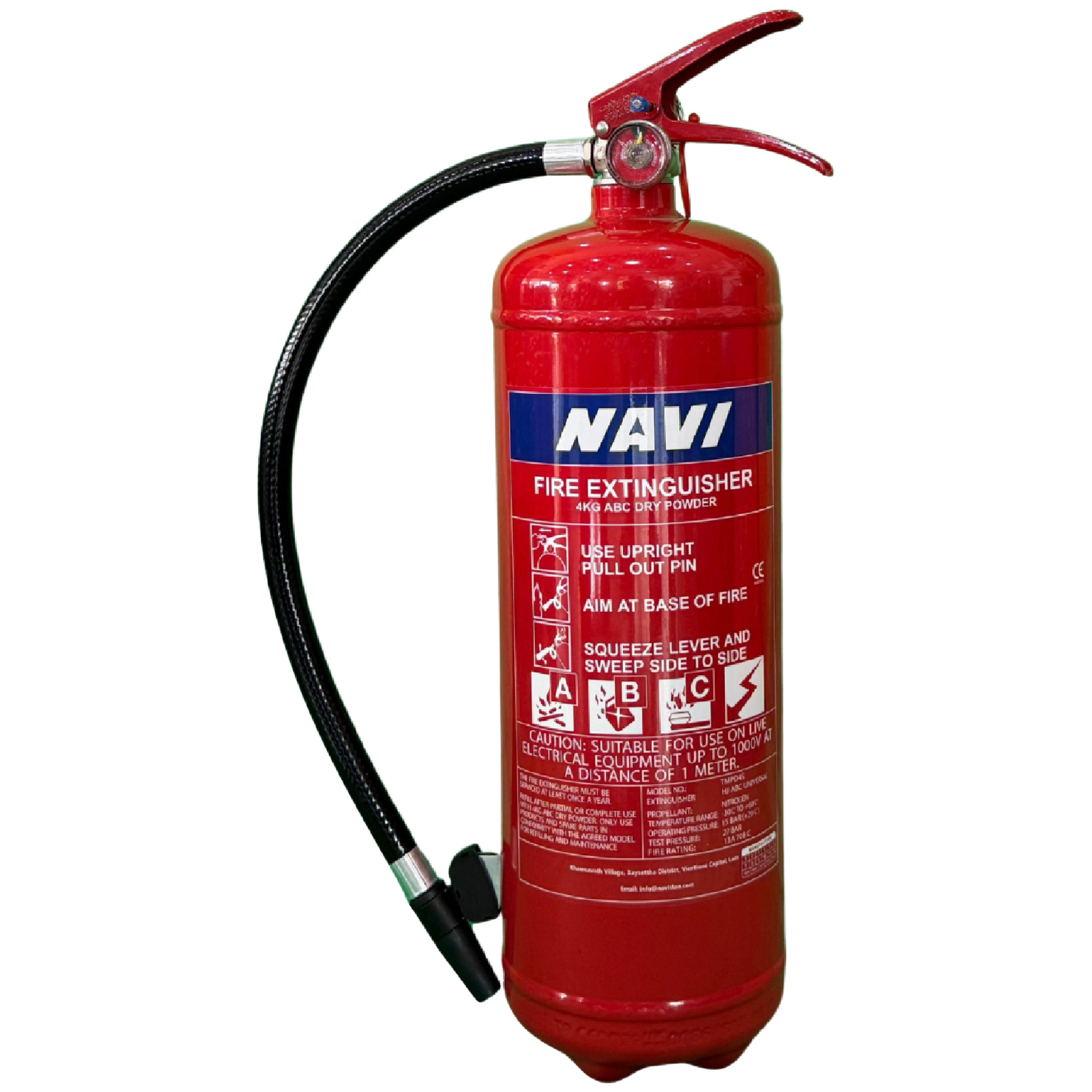 NAVI Dry Chemical Fire Extinguisher 4Kg