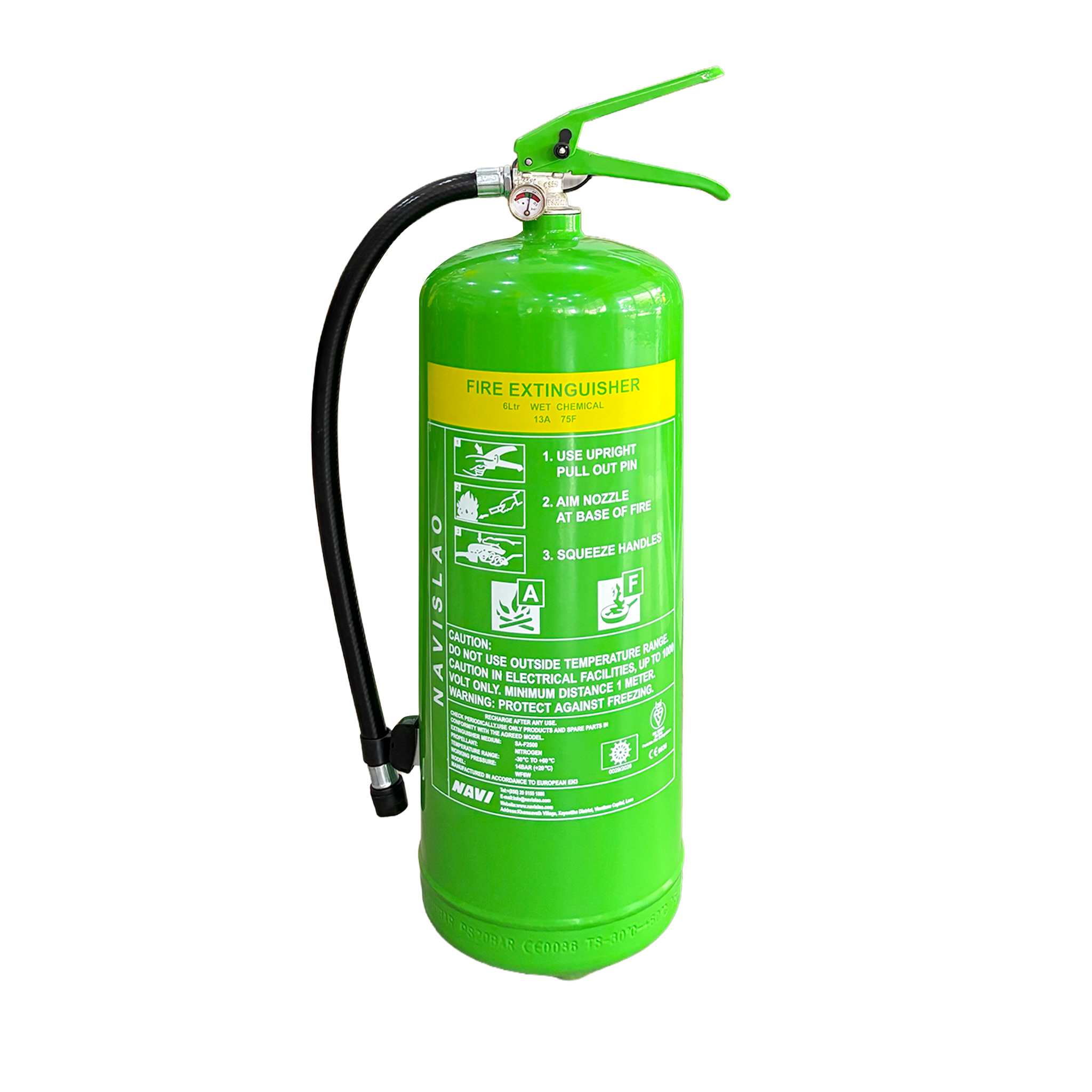 NAVI Nitrogen (N2) Fire Extinguisher 6 Liters