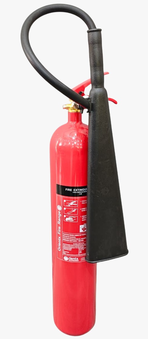 Orientx CO2 Fire Extinguisher 5kg (Cylinder Material: Aluminium)