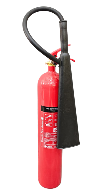 Orientx CO2 Fire Extinguisher 5kg (Cylinder Material: Alloy Steel ) Type: CO2